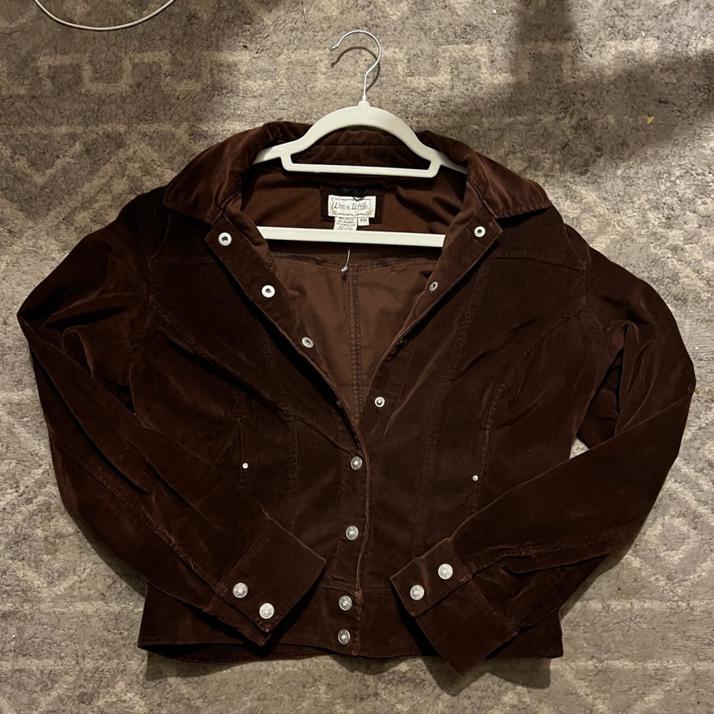 Live a little corduroy jacket